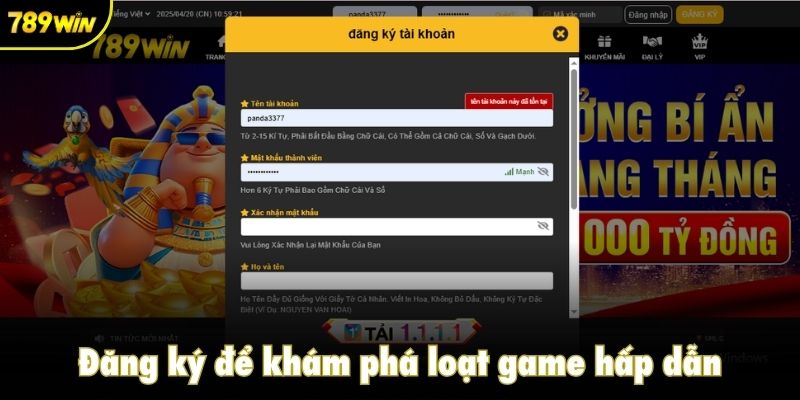 Đăng ký để khám phá loạt game hấp dẫn